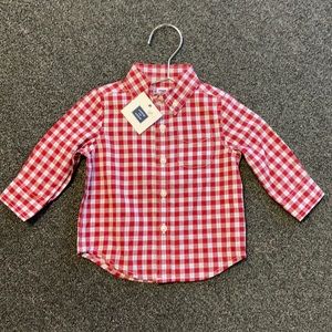 NWT Janie & Jack Plaid Dress Shirt